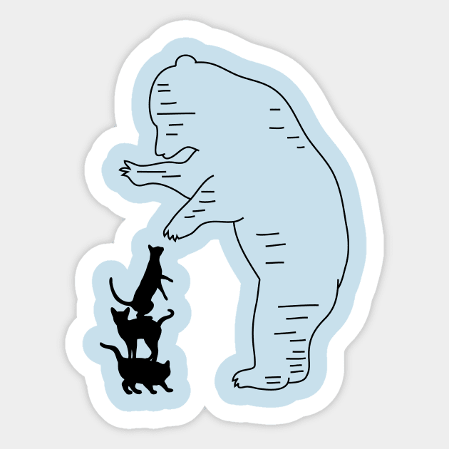 Bear Magic Sticker by AVEandLIA